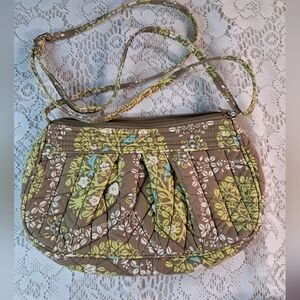 Like New Vera Bradley Floral Quilted Crossbody Bag